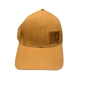 Chevy In The D Detroit Carhartt Style Strapback Hat Mustard Adjustable